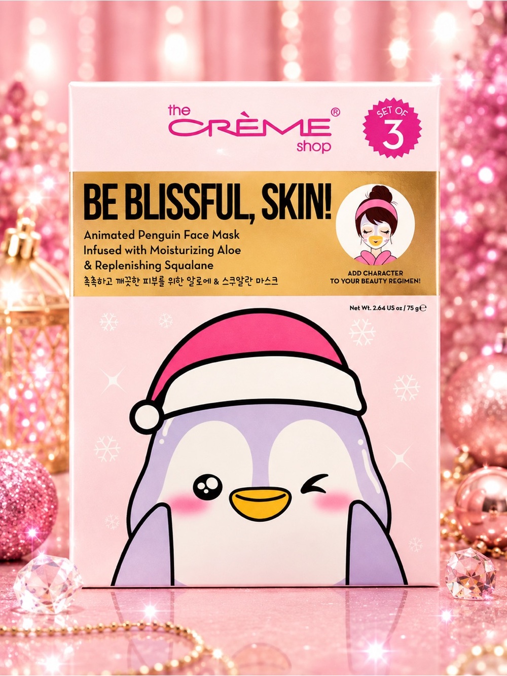 The Crème Shop Be Blissful, Skin! Sheet Mask - Set of 3